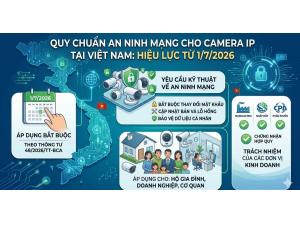 Thông tư 125/2026/TT-BCA: Camera IP và nhiều thiết bị an ninh thuộc danh mục hàng hóa rủi ro trung bình