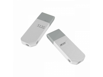Acer UP200 USB 2.0 Flash Drive – Ổ USB dung lượng lớn đến 512 GB, tốc độ đọc 30 MB/s, 3 màu thời trang