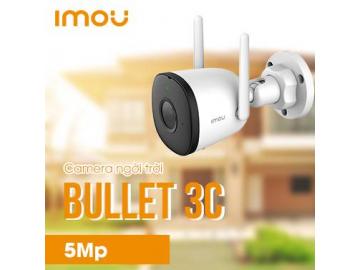 Camera IMOU Bullet 3C Hỗ trợ POE Độ phân giải 5MP mã IPC-S3DP-5M0WJ