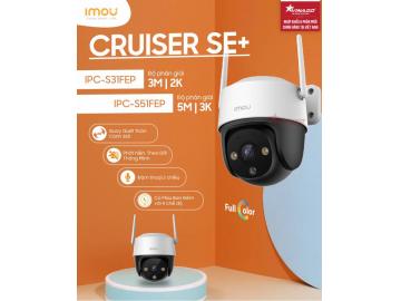 IMOU CRUISER SE+ 3MP - CAMERA NGOÀI TRỜI QUAY QUÉT 360, ĐÀM THOẠI 2 CHIỀU - IPC-S31FEP