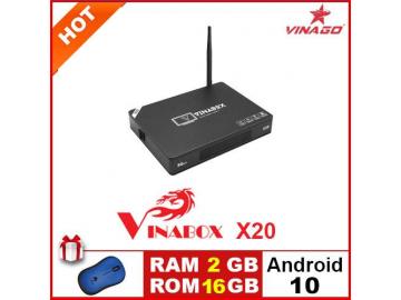 VINABOX X20 - RAM 2GB, MẪU VINABOX MỚI NHẤT NĂM 2020 ANDROID 10 SIÊU MƯỢT