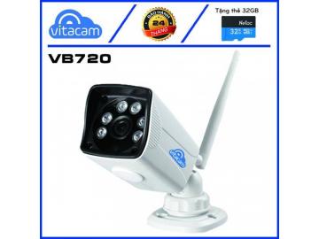 Vitacam VB720 – Camera IP Ngoài Trời 1.0Mpx 720P HD – Hỗ Trợ Thẻ Nhớ Ngoài Dễ Dàng.