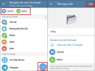 Cách tạo và quản lý thư mục trò chuyện Telegram siêu dễ