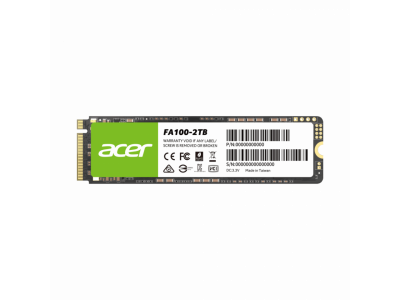 Acer FA100 M.2 PCIe NVMe SSD – Tốc Độ Đọc 3300 MB/s, 128GB-2TB