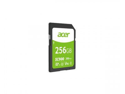 Acer SC900 SDXC UHS-II V90 – Thẻ nhớ tốc độ cao 300/260 MB/s, quay 4K mượt, chụp burst RAW
