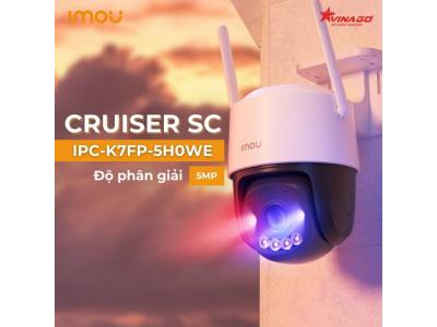 IMOU CRUISER SC - IPC-K7FP-5H0WE - CAMERA NGOÀI TRỜI QUAY QUÉT 360, ĐÀM THOẠI 2 CHIỀU