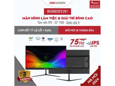 MÀN HÌNH HIKVISION 22 INCH VA - DS-D5022F2-2V1 - TRÀN VIỀN SIÊU MỎNG (Mã mới 2024)