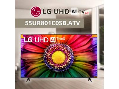 Smart TV LG - 55UR801C0SB.ATV - 4K UHD 55inch - UHD AI TV