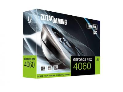 CARD ĐỒ HỌA ZOTAC GAMING GeForce RTX 4060 8GB Twin Edge OC Black ZT-D40600H-10M