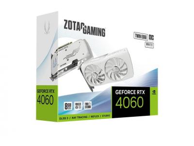 CARD ĐỒ HỌA ZOTAC GAMING GeForce RTX 4060 8GB Twin Edge OC White ZT-D40600Q-10M