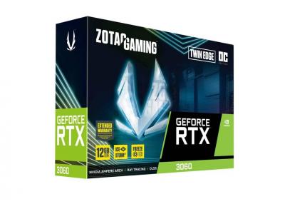 CARD ĐỒ HỌA ZOTAC GAMING GeForce RTX 3060 Twin Edge OC ZT-A30600H-10M