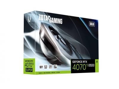 CARD ĐỒ HỌA ZOTAC GAMING GeForce RTX 4070 Ti SUPER SOLID 16GB GDDR6X ZT-D40730R-10P