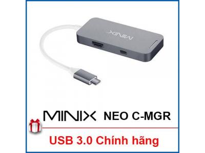 MINIX NEO C-MGR, USB-C MULTIPORT ADAPTER - HDMI 4K, USB 3.0 CHÍNH HÃNG.